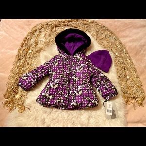 London Fog - 18 Month Coat and Hat Set